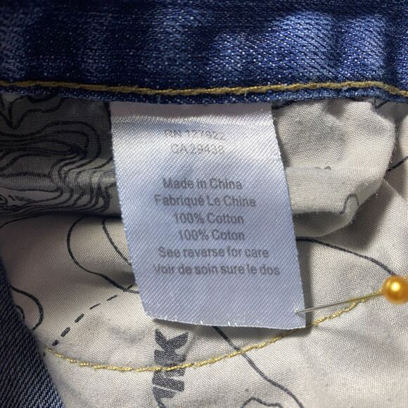 MOUNTAIN KHAKIS Jeans Jackson Hole Straight Denim Medium Wash Mens 34x30 Blue - Picture 10 of 11